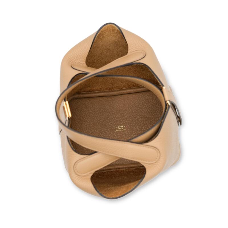 Hermès Chai Clemence Picotin Lock 18 Gold Hardware - Image 6